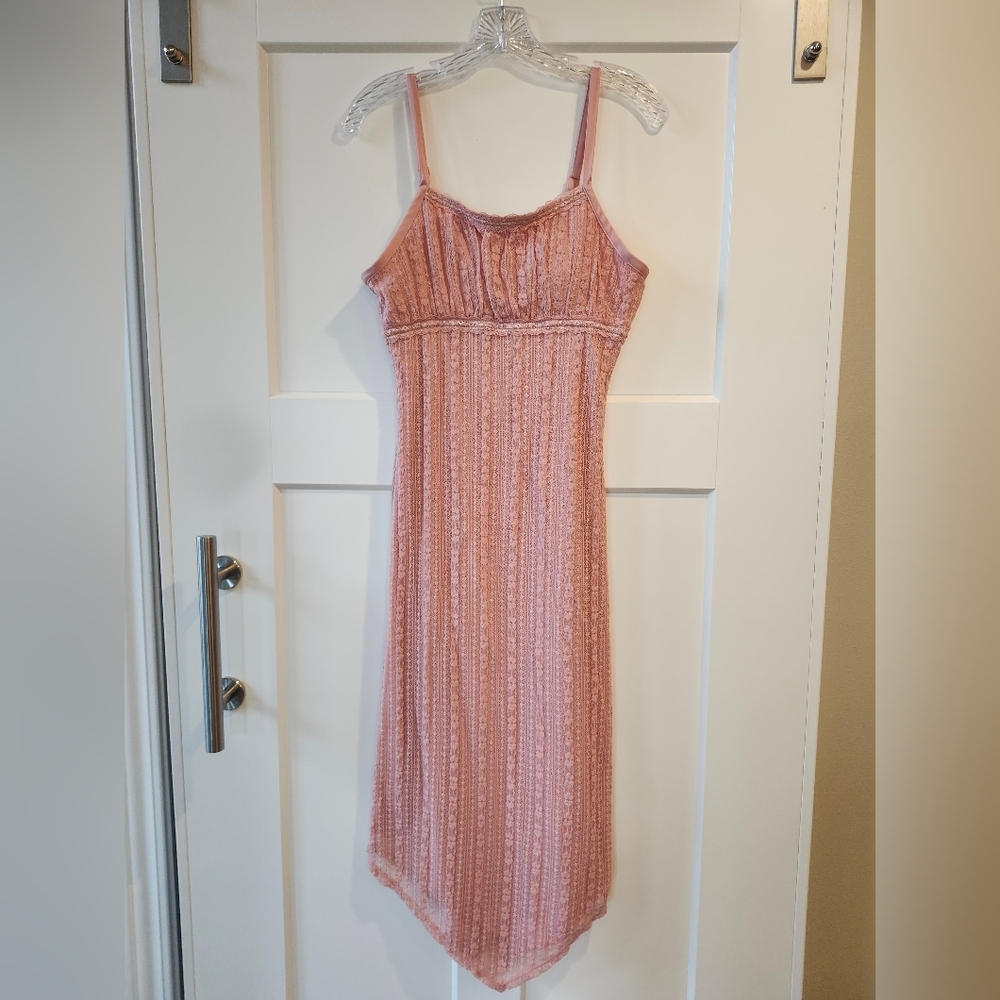 NWT Pink Lace Dress Size 8-10